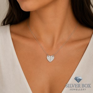 Сребърна висулка "Broken Heart" SV038-1