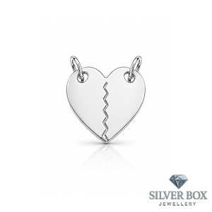 Сребърна висулка "Broken Heart" SV038-1