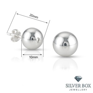 Сребърни обеци в овална форма SB120023